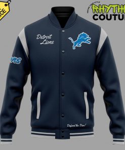 Detroit Lions FLAVOR FLAV Special Edition Baseball Jacket