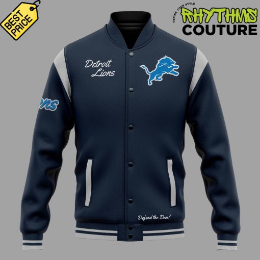 Detroit Lions FLAVOR FLAV Special Edition Baseball Jacket