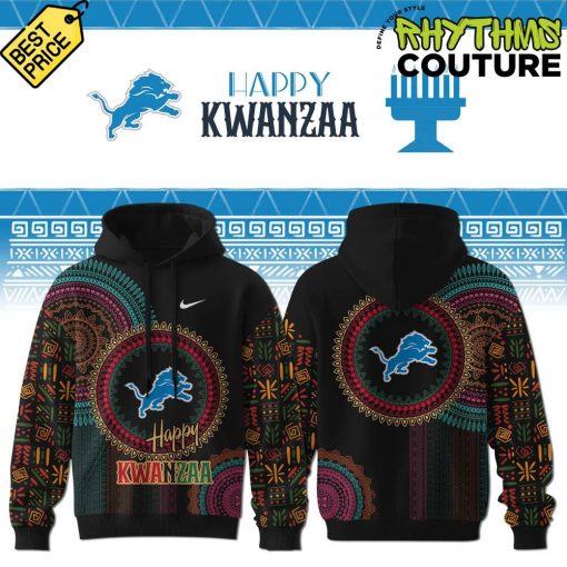 Detroit Lions Happy Kwanzaa Special Edition Hoodie