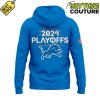 Detroit Lions Play Offs 2024 One Pride Blue Hoodie