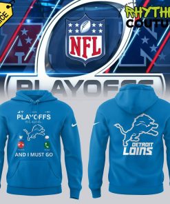 Detroit Lions Playoffs is Calling Special Edition Blue Hoodie