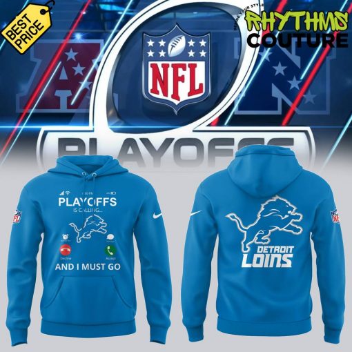 Detroit Lions Playoffs is Calling Special Edition Blue Hoodie