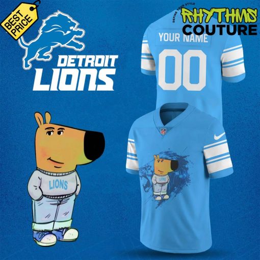 Detroit Lions x Chill Guy Blue Limited Edition Jersey