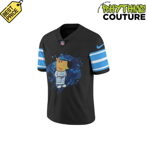 Detroit Lions x Chill Guy Limited Edition Black Jersey