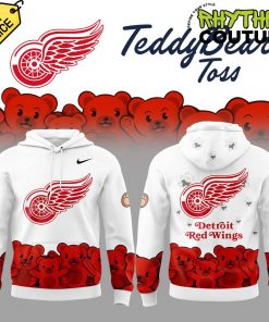 Detroit Red Wings x Teddy Bear Toss Special Edition Hoodie