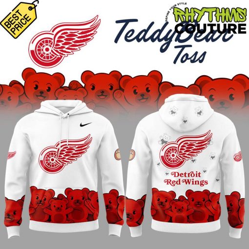 Detroit Red Wings x Teddy Bear Toss Special Edition Hoodie