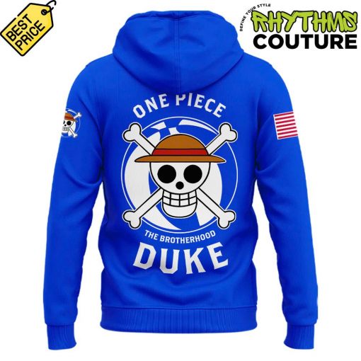 Duke Blue Devils Basketball x One Piece Night Blue Hoodie