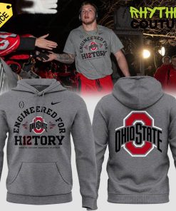 Engineered for History Ohio State Buckeyes Limited Edition Grey Hoodie