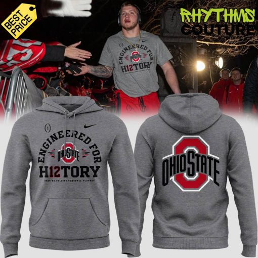 Engineered for History Ohio State Buckeyes Limited Edition Grey Hoodie