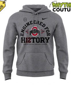 Engineered for History Ohio State Buckeyes Limited Edition Grey Hoodie