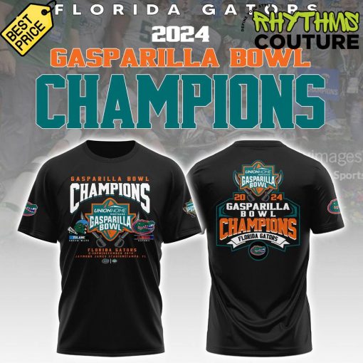 Florida Gators Gasparilla Bowl Champion Black Tee