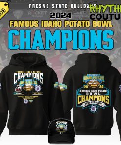 Fresno State Bulldogs Famous Idaho Potato Bowl Champions Hoodie