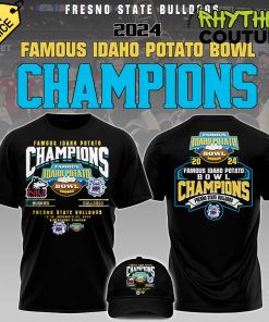 Fresno State Bulldogs Famous Idaho Potato Bowl Champions Tee