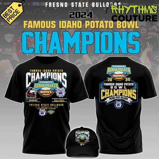 Fresno State Bulldogs Famous Idaho Potato Bowl Champions Tee