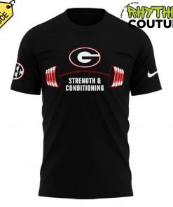 Georgia Bulldogs 100 Wins Strength and Conditioning Tee