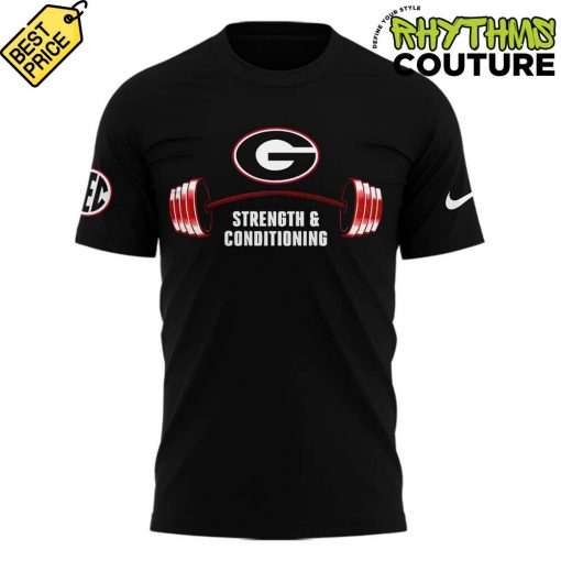 Georgia Bulldogs 100 Wins Strength and Conditioning Tee