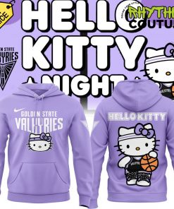 Golden State Valkyrie x Hello Kitty Limited Edition Purple Hoodie