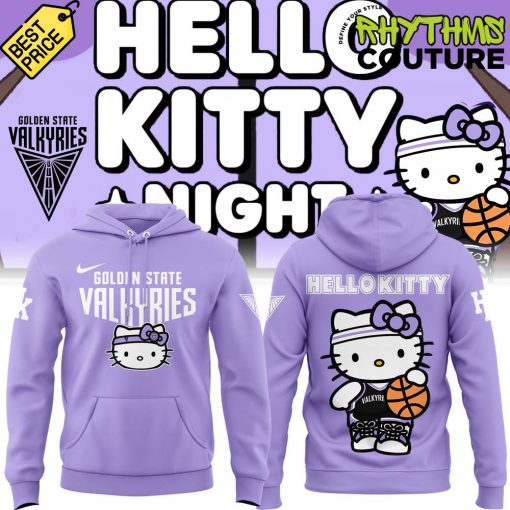 Golden State Valkyrie x Hello Kitty Limited Edition Purple Hoodie