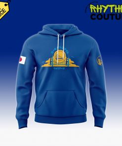 Golden State Warriors 2024 Japanese Heritage Night Blue Hoodie