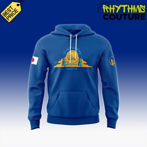 Golden State Warriors 2024 Japanese Heritage Night Blue Hoodie