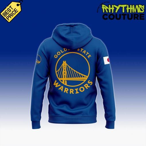 Golden State Warriors 2024 Japanese Heritage Night Blue Hoodie