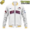 Golden State Warriors x Hello Kitty Night White Baseball Jacket