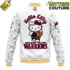 Golden State Warriors x Hello Kitty Night White Baseball Jacket