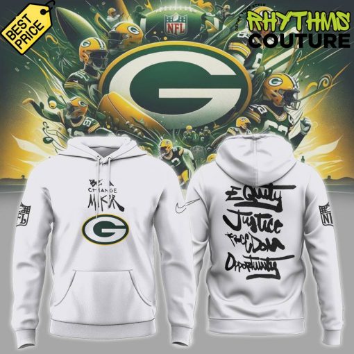 Green Bay Packers Be A Change Maker NFL Hoodie