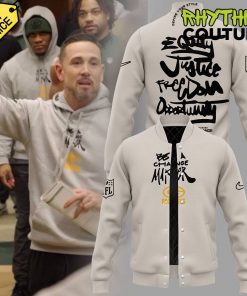 Green Bay Packers Coach Matt LaFleur Be A Change Maker Baseball Jacket