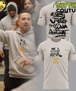 Green Bay Packers Coach Matt LaFleur Be A Change Maker Tee