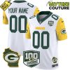 Green Bay Packers Sideline 100th Seasons Football Jersey