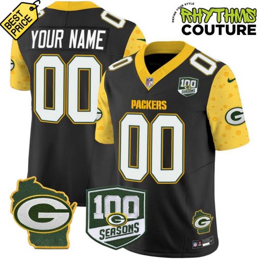 Green Bay Packers Sideline 100th Seasons Football Jersey