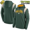 Green Bay Packers Sideline Athletic Stack Performance Hoodie