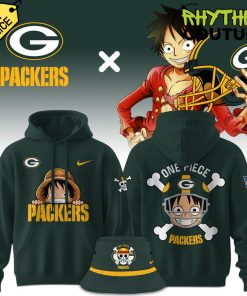 Green Bay Packers x Luffy One Piece Hoodie