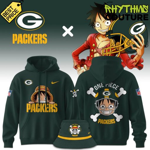 Green Bay Packers x Luffy One Piece Hoodie