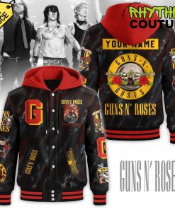 Guns n Roses Personalized Hooded Baseball Jacket