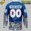 Hartford Wolf Pack x Teddy Bear Toss AHL Special Edition Blue Hockey Jersey