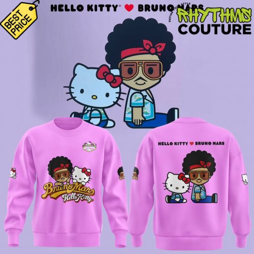 Hello Kitty x Bruno Mars Limited Edition Pink Sweatshirt