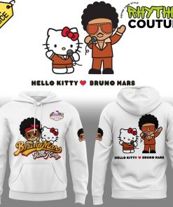 Hello Kitty x Bruno Mars Limited Edition White Hoodie