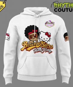 Hello Kitty x Bruno Mars Limited Edition White Hoodie