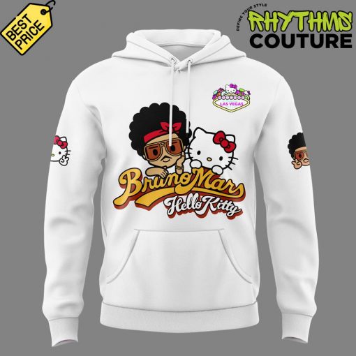 Hello Kitty x Bruno Mars Limited Edition White Hoodie