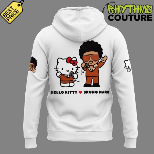 Hello Kitty x Bruno Mars Limited Edition White Hoodie