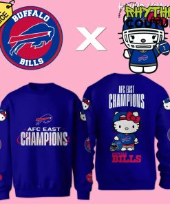 Hello Kitty x Buffalo Bills 2024 AFC East Champions Sweatshirt