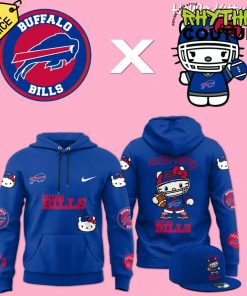 Hello Kitty x Buffalo Bills Limited Edition Blue Hoodie