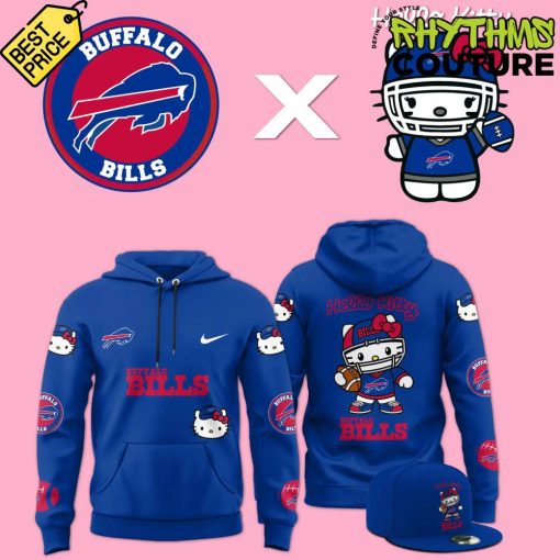 Hello Kitty x Buffalo Bills Limited Edition Blue Hoodie