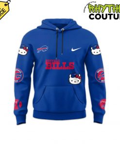 Hello Kitty x Buffalo Bills Limited Edition Blue Hoodie