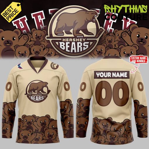 Hershey Bears x Teddy Bear Toss AHL Special Edition Hockey Jersey