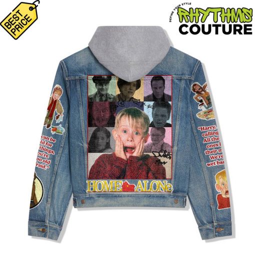 Home Alone Movie Christmas Hooded Denim Jacket