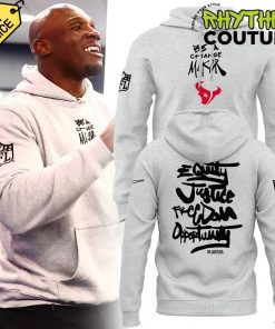 Houston Texans Be A Change Maker NFL Grey Hoodie