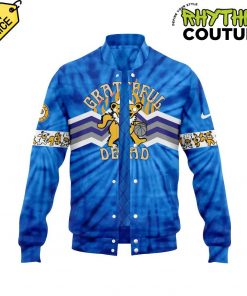 Indiana Pacers Grateful Dead Night Blue Baseball Jacket